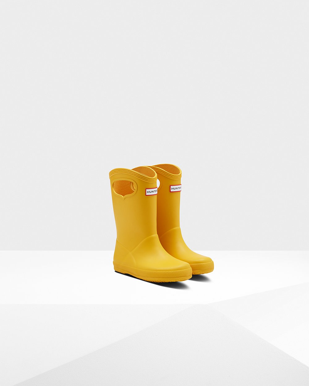 Botas De Agua Hunter Niños Original First Classic Grab Handle - Amarillo - Argentina 2370DUKHG